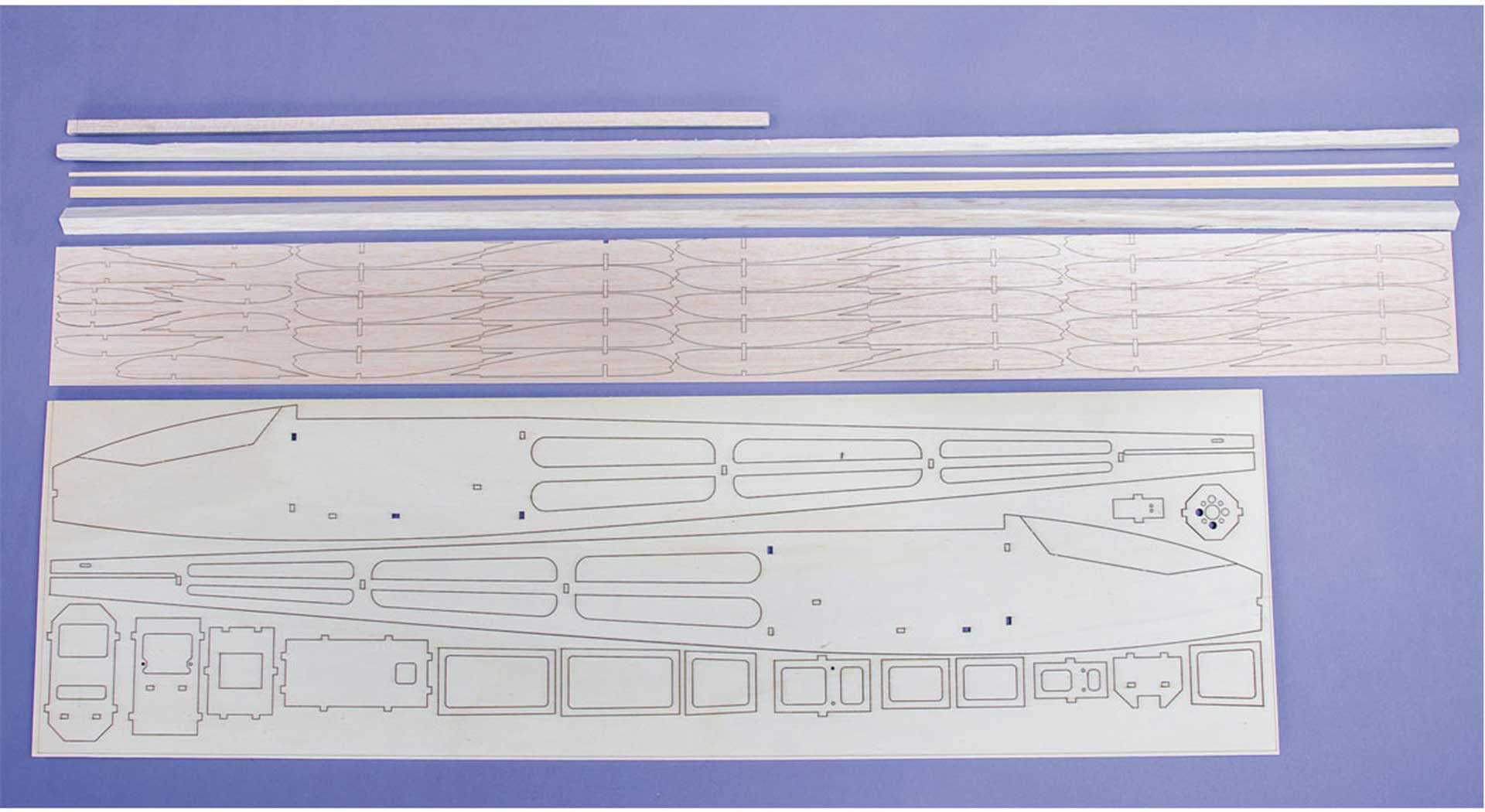 AERONAUT LUXX HOLZBAUSATZ LASERCUT