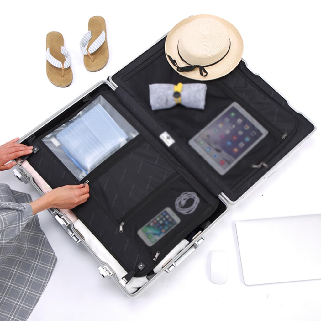 Zestaw walizek podróżnych, przenośna walizka bagażowa składana wzór morwy matowy kreatywny 66 cm walizka na kółkach PC z zamkiem Tsa Carry Business Trip Bagaż/1607