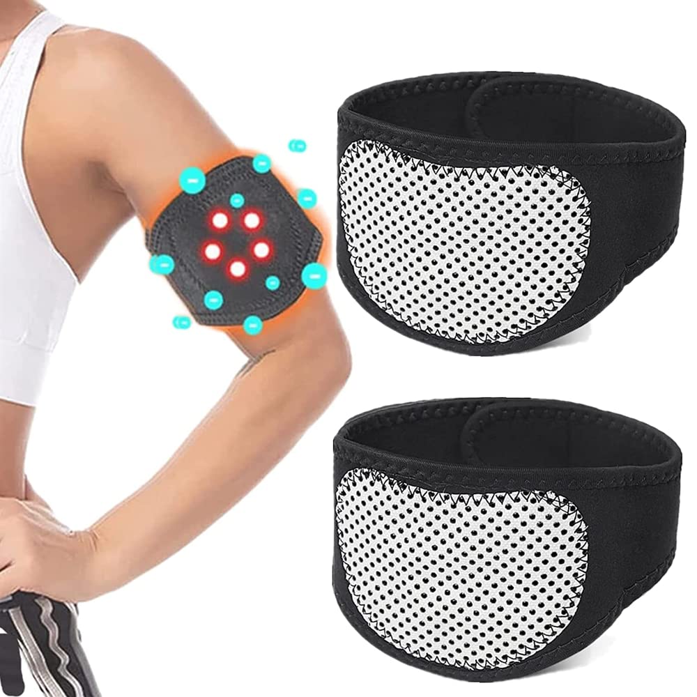Slimmaionix Arm Trimmer Regolabile Tormalina Autoriscaldante Detoxing Shaper Bands per Braccia (Nero)