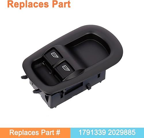 Miniatura 2 de Control del interruptor de la ventana eléctrica de la puerta del lado del conductor delantera (1 unidad). Apto para Ford Transit MK8 Custom