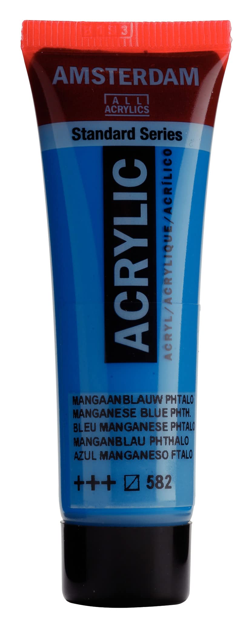 Royal Talens Amsterdam Standard Acrylic Paint Tube 20ml Manganese Blue Phthalo
