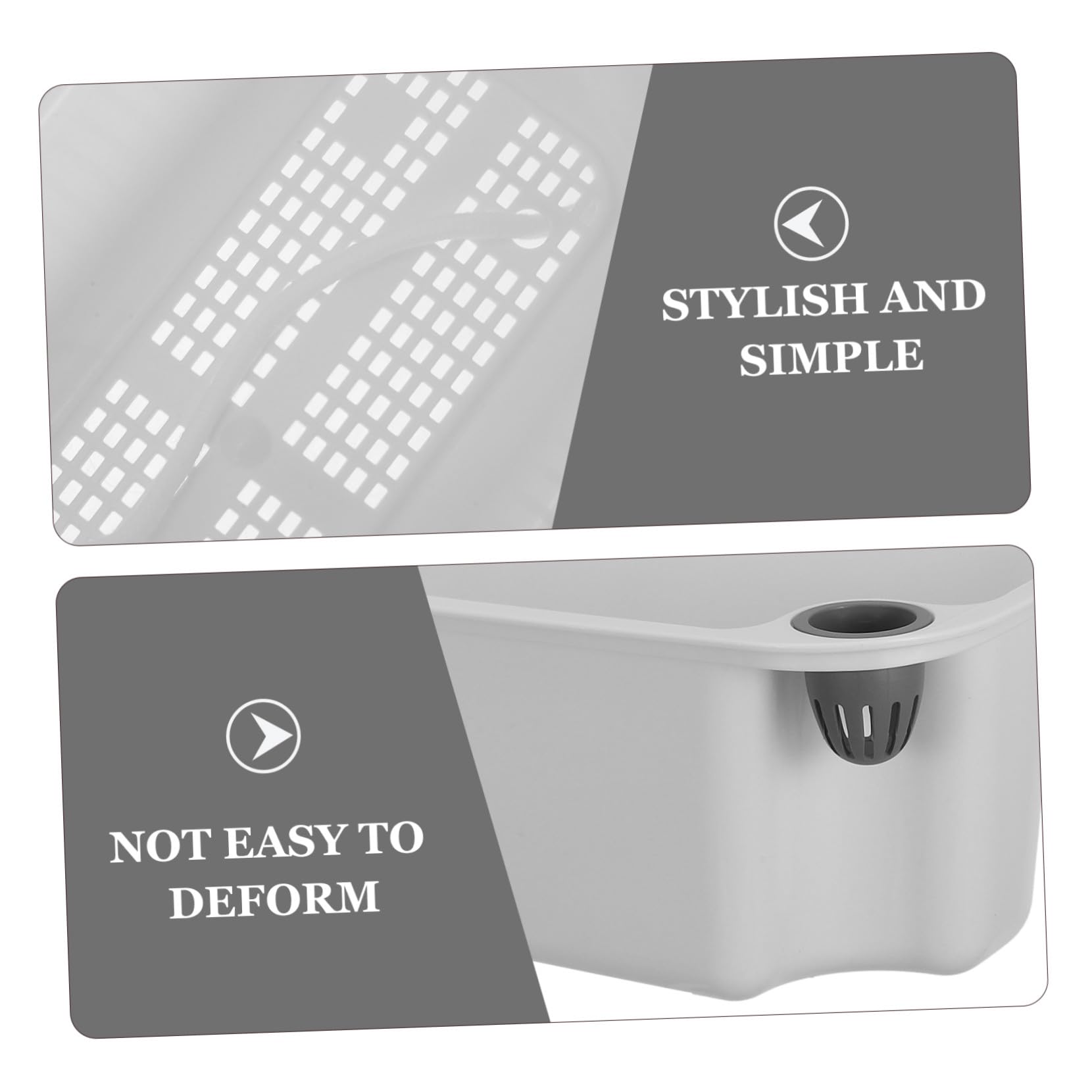 Pot à Arrosage Automatique Transparent en PP Double Couche et Design Auto-irrigant pour Plantes D'intérieur pour Décoration Maison
