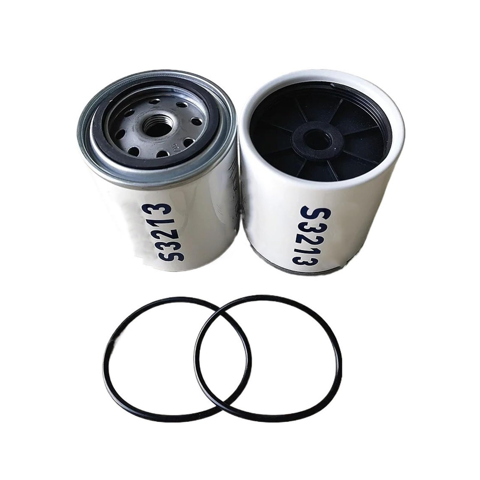 Haogui Kit 2 pezzi S3213 filtro carburante separatore acqua compatibile con motore marino Quicksilver fuoribordo da 10 micron | Haogui