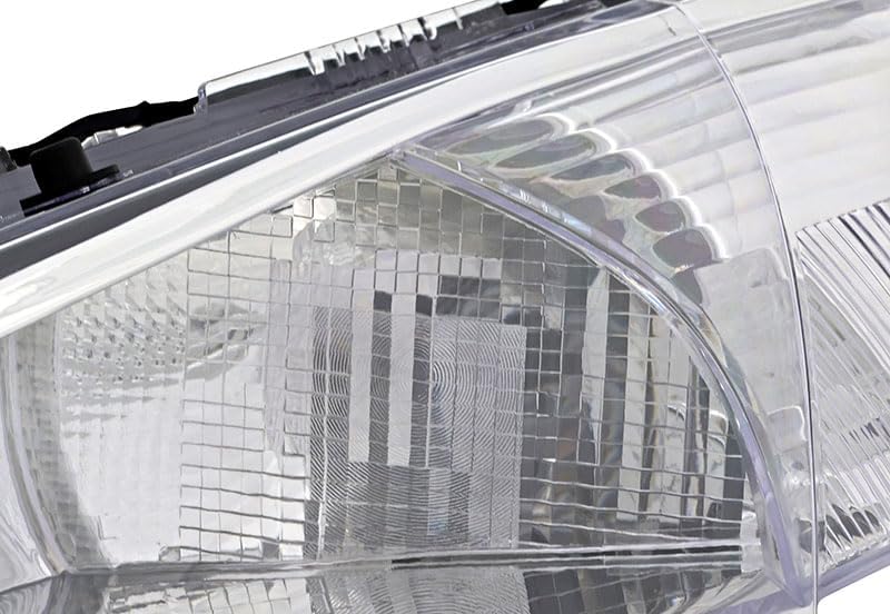 For Honda Accord Headlights Lamps Set 2003 2004 2005 2006 2007 Halogen Driver and Passenger Side
