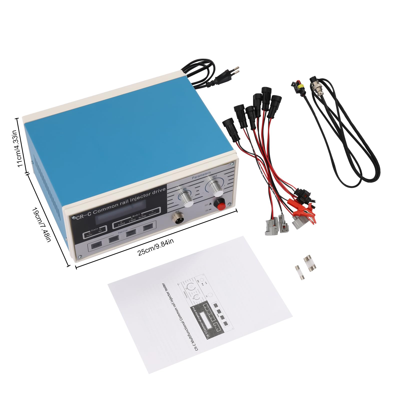 CR-C - Tester per iniettori diesel, 110-240 V, per diversi test e test