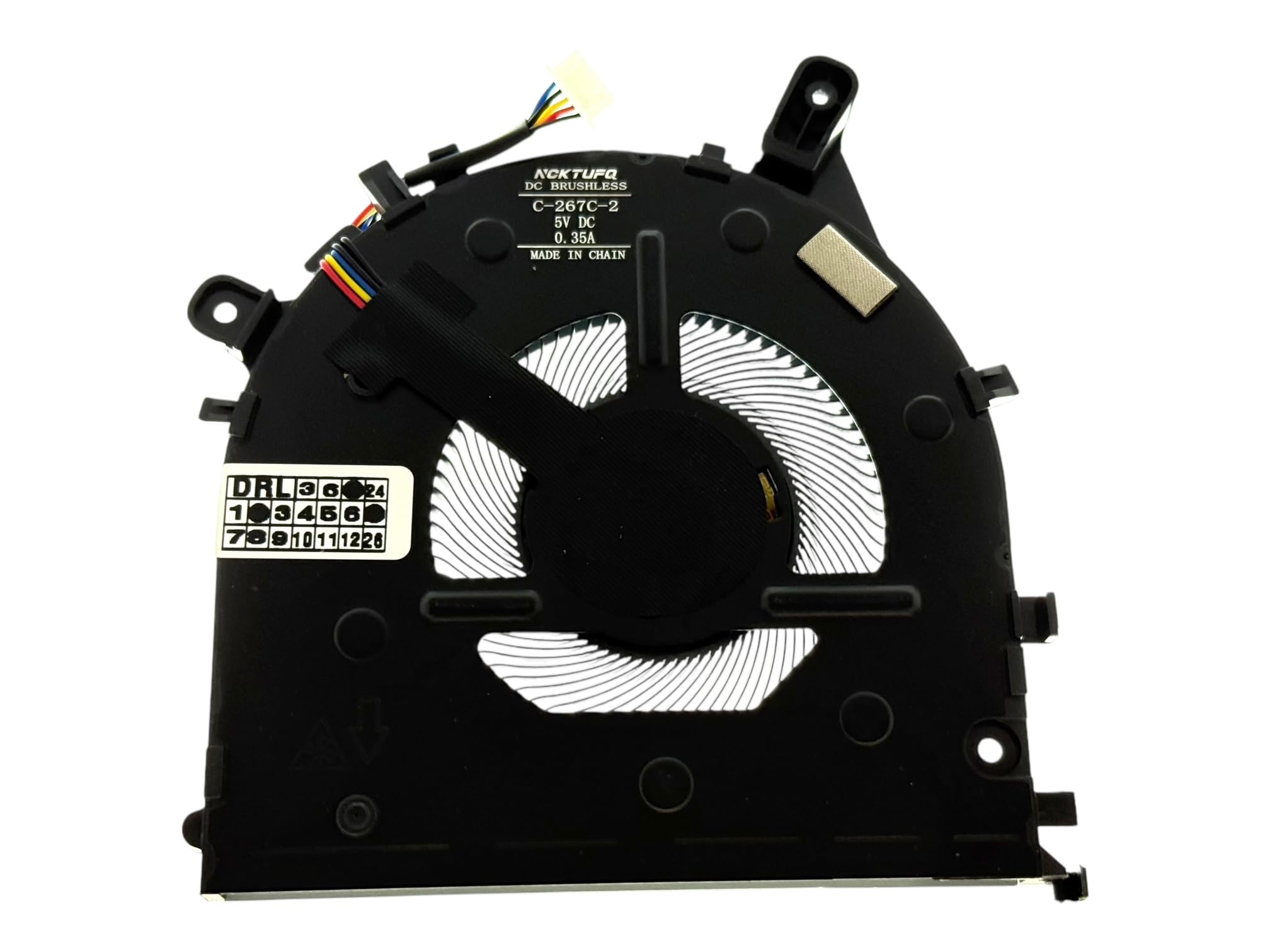 Ventola di Raffreddamento CPU compatibile per Lenovo ThinkPad E14 Gen 2 (Type 20TA, 20TB), E15 Gen 2 (Type 20TD, 20TE), E14 Gen 4 (type 21E3, 21E4), E15 Gen 4 (type 21E6 21E7) PN: 5F10Z58242