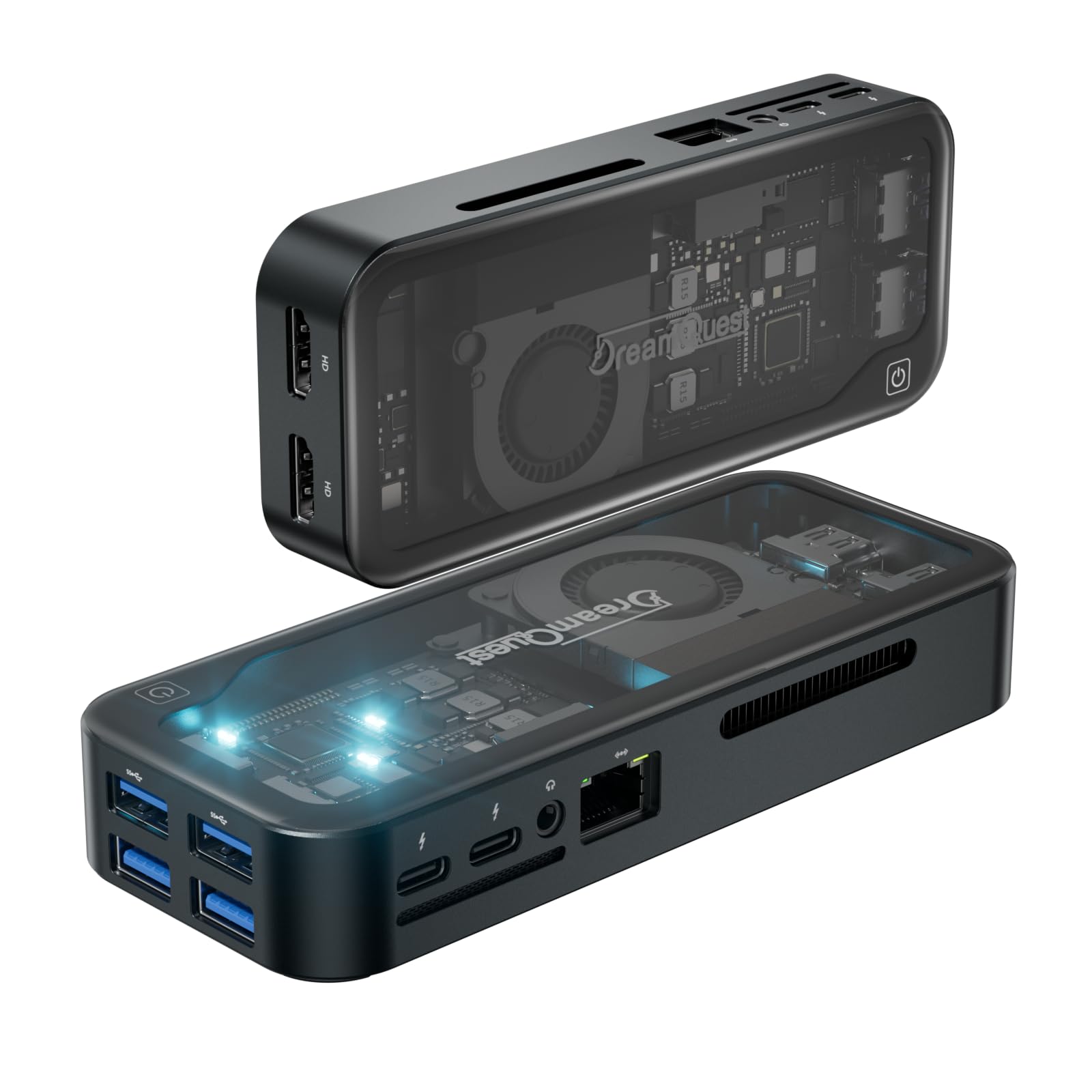 DreamQuest Mini PC W-11 Pro,12GB DDR5(4800MHz) RAM 512GB M.2 SSD