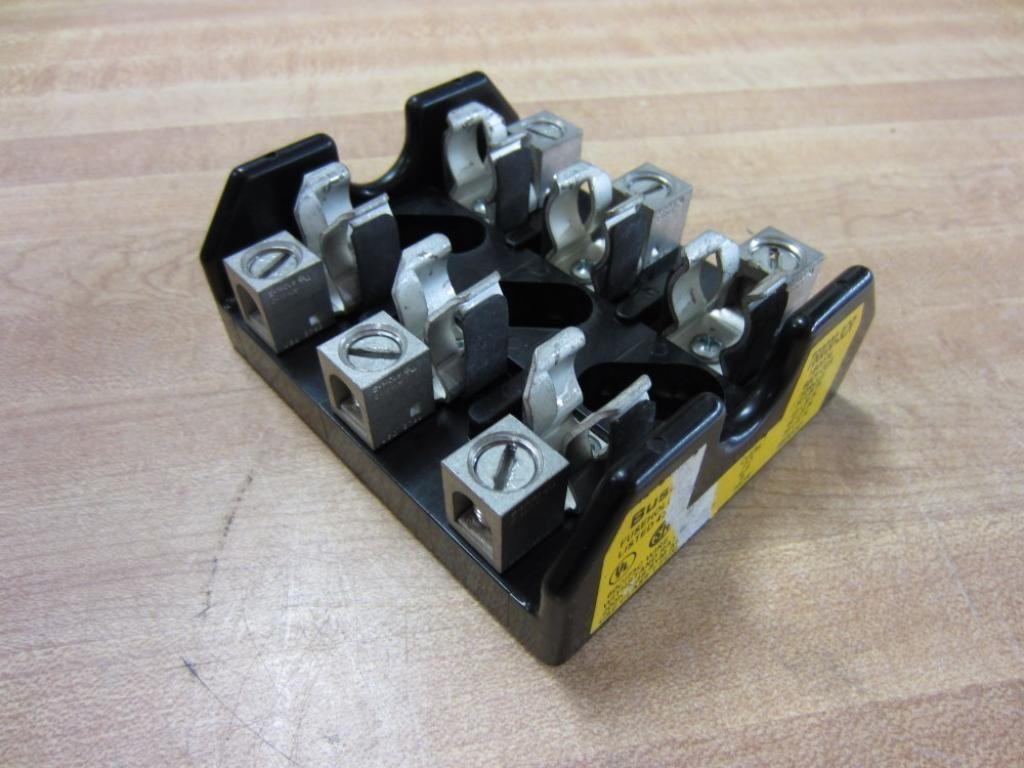 Bussmann T60030-3CR T600 Series Fuse Block 1/2 - 30 Amp 600 Volt