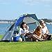 Lightspeed Outdoors Quick Cabana Beach Tent Sun Shelter, Blue