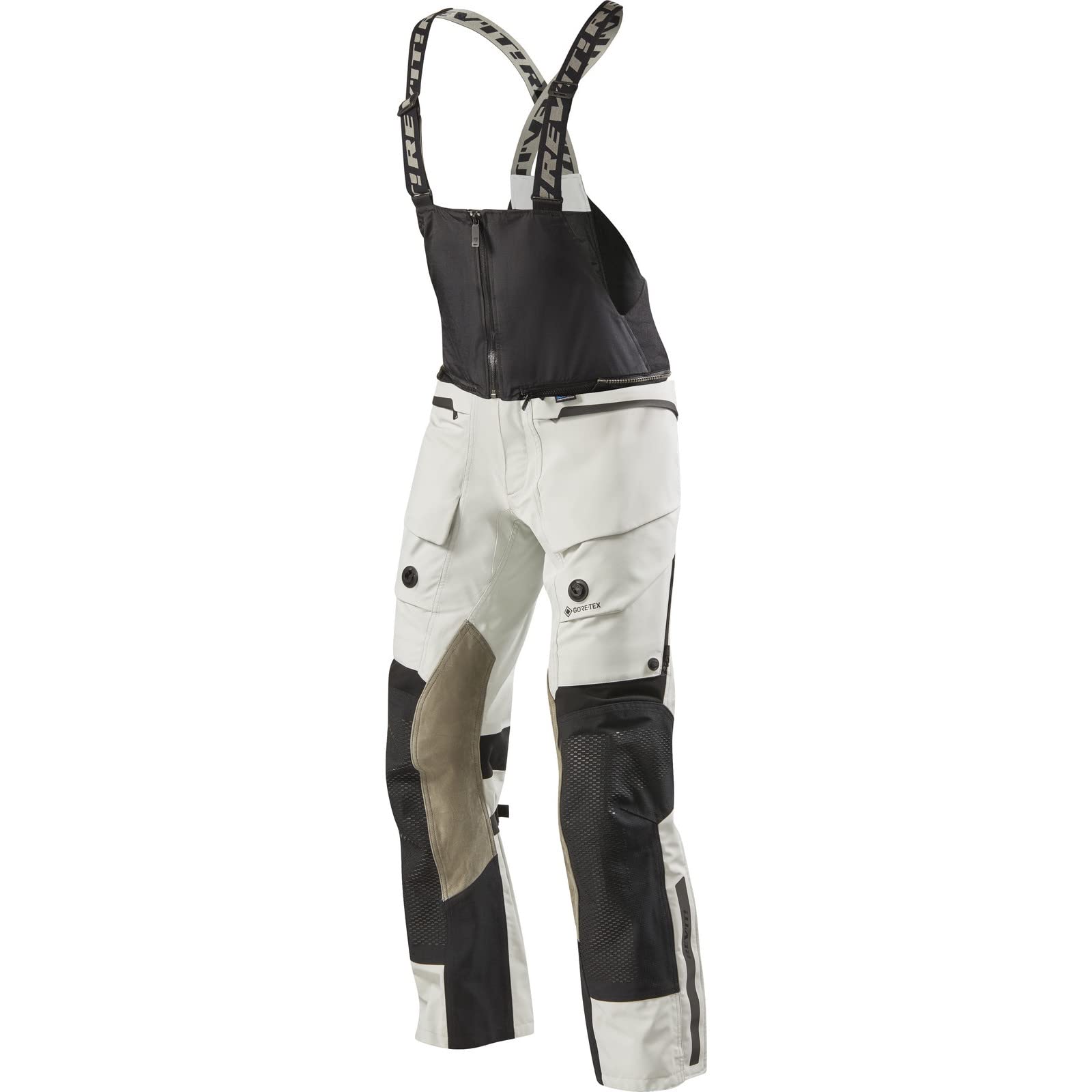 Revit Dominator 3 GTX Motocyklowe spodnie tekstylne, czarny/biały, XL