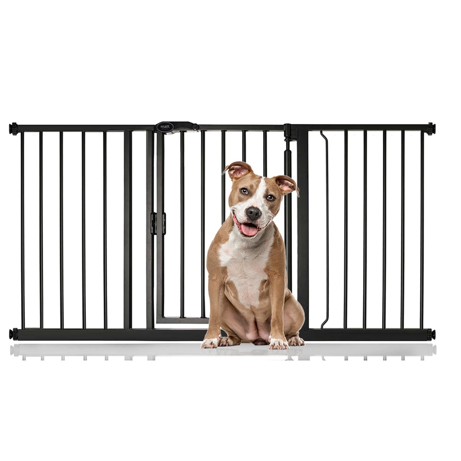 Bettacare Auto Close Pet Gate, 75cm - 82cm, Matt Black, Pressure Fit Stair Gate for Dog & Puppy, Safety Barrier for Doors Hallways and Spaces, Easy Installation — view 32