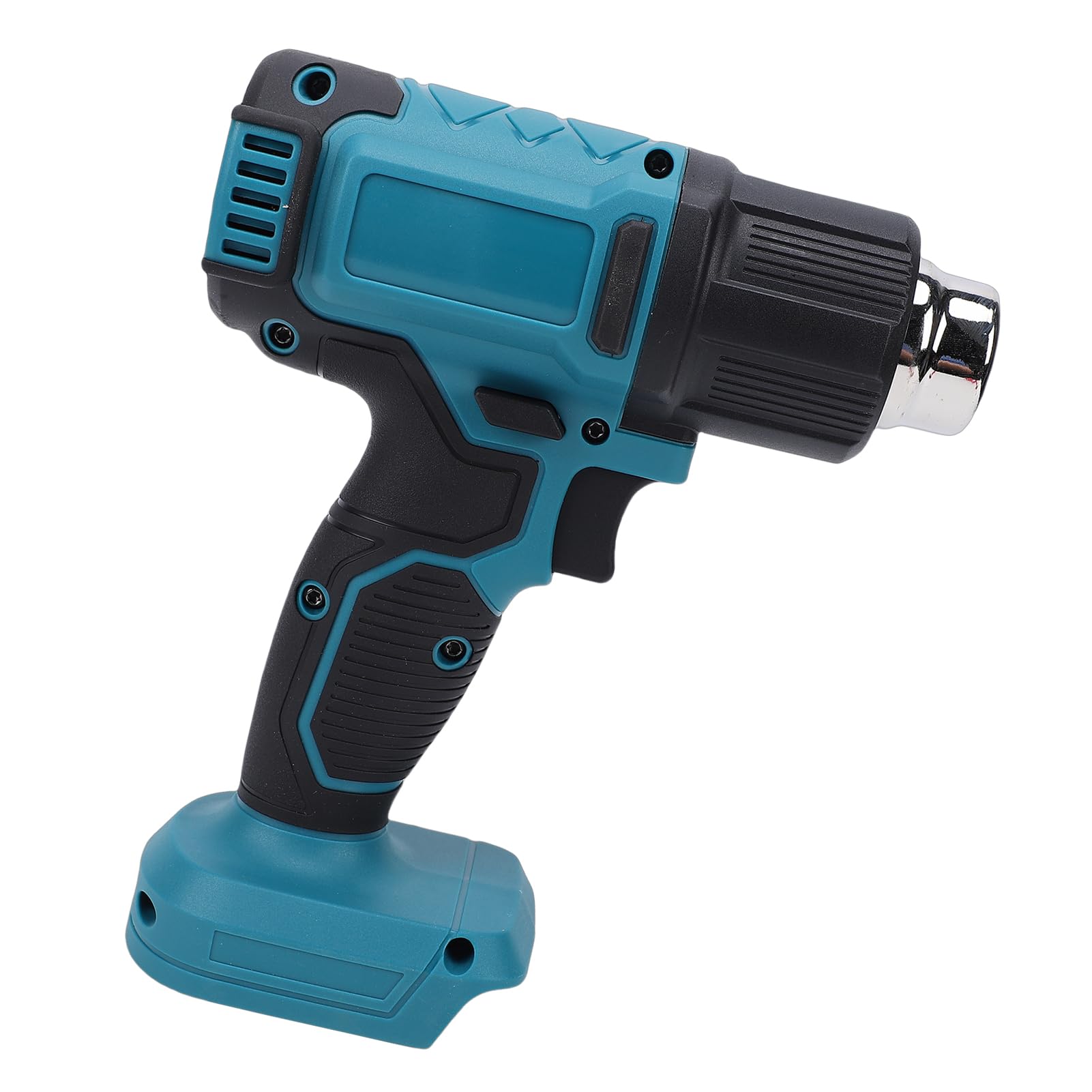 Wakects Pistola de Calor Inalámbrica, Herramienta Digital de Aire Caliente ABS de 140 a 1022 F, Temperatura Ajustable, Pantalla LCD de Calentamiento Rápido de 350 W con 3 Boquillas para Manualidades