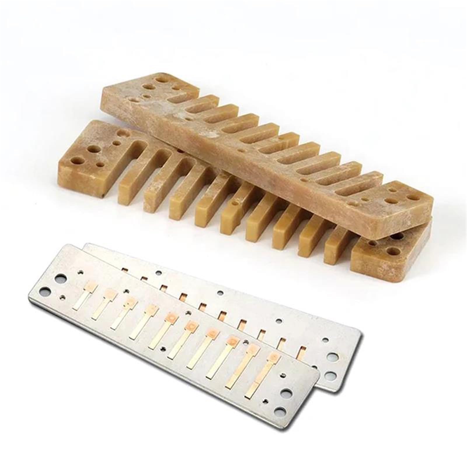 Harmonijka Ustna 10 Otworów Harmonijka Diatoniczna Blues Harp Professionals Armonica Organ Ustny(F Tone)