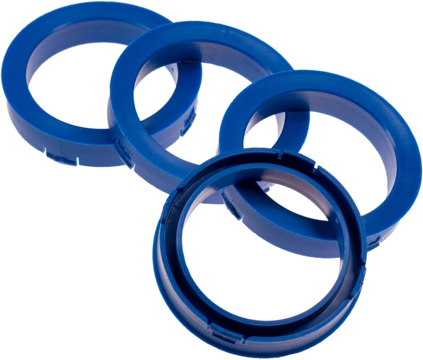 4x Zentrierringe 63,3x57,1mm Blau - Made In Germany ABS Kunststoff