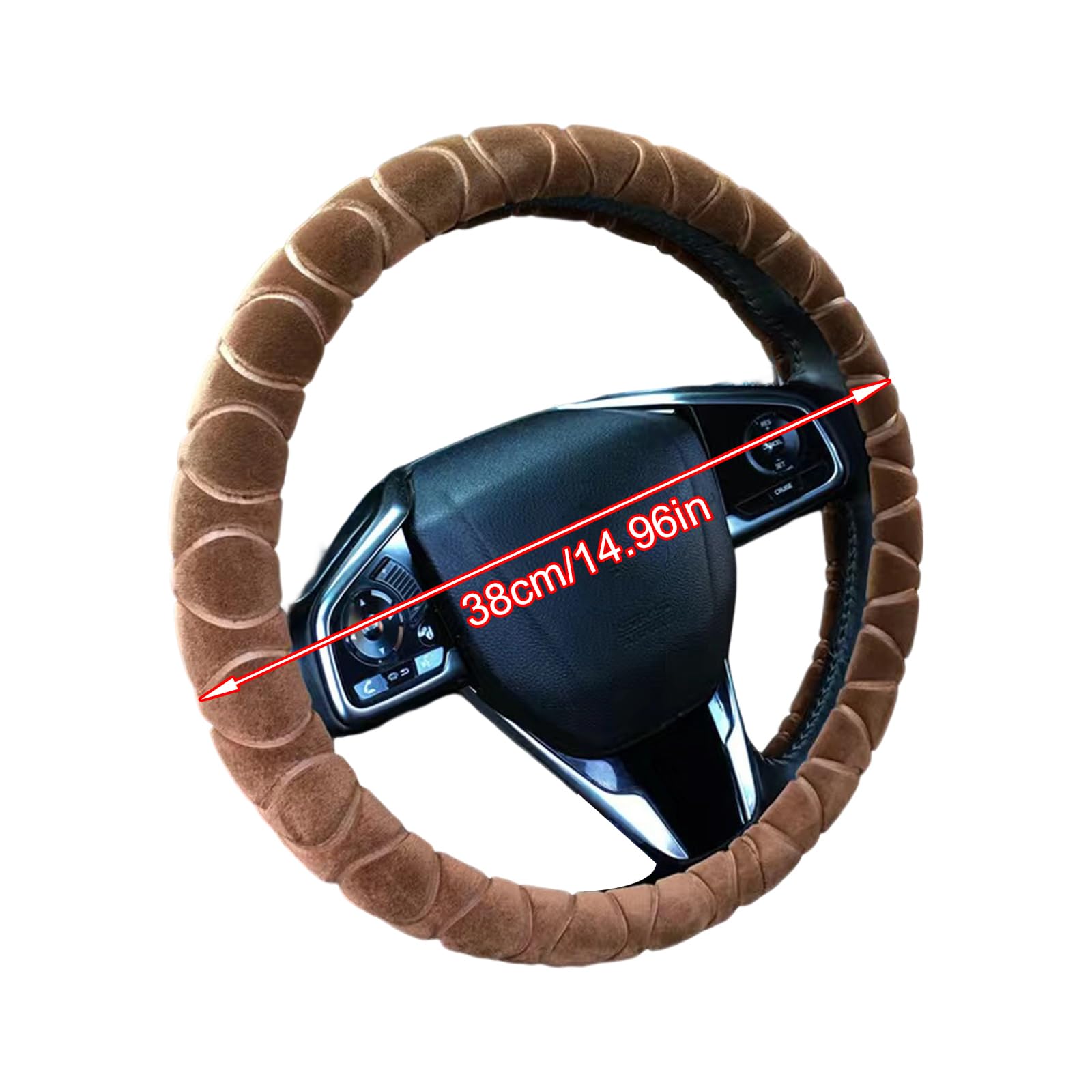 NTCLHFXU Car Cover Winter Short Plush Warm Cover General Type 14-15 Inches — view 2