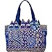 Large Indigo Blue Cats Cutout Shoulder Tote