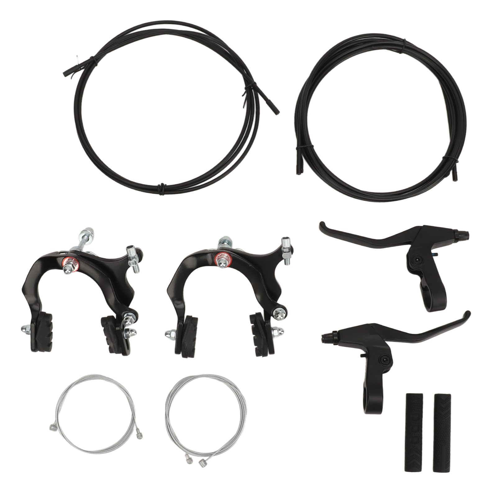 Fahrradbremsen, Rennrad-C-Bremsen, Aluminium-Bremshebel, Bremszug, Bremskabel, C-Typ-Ersatzset