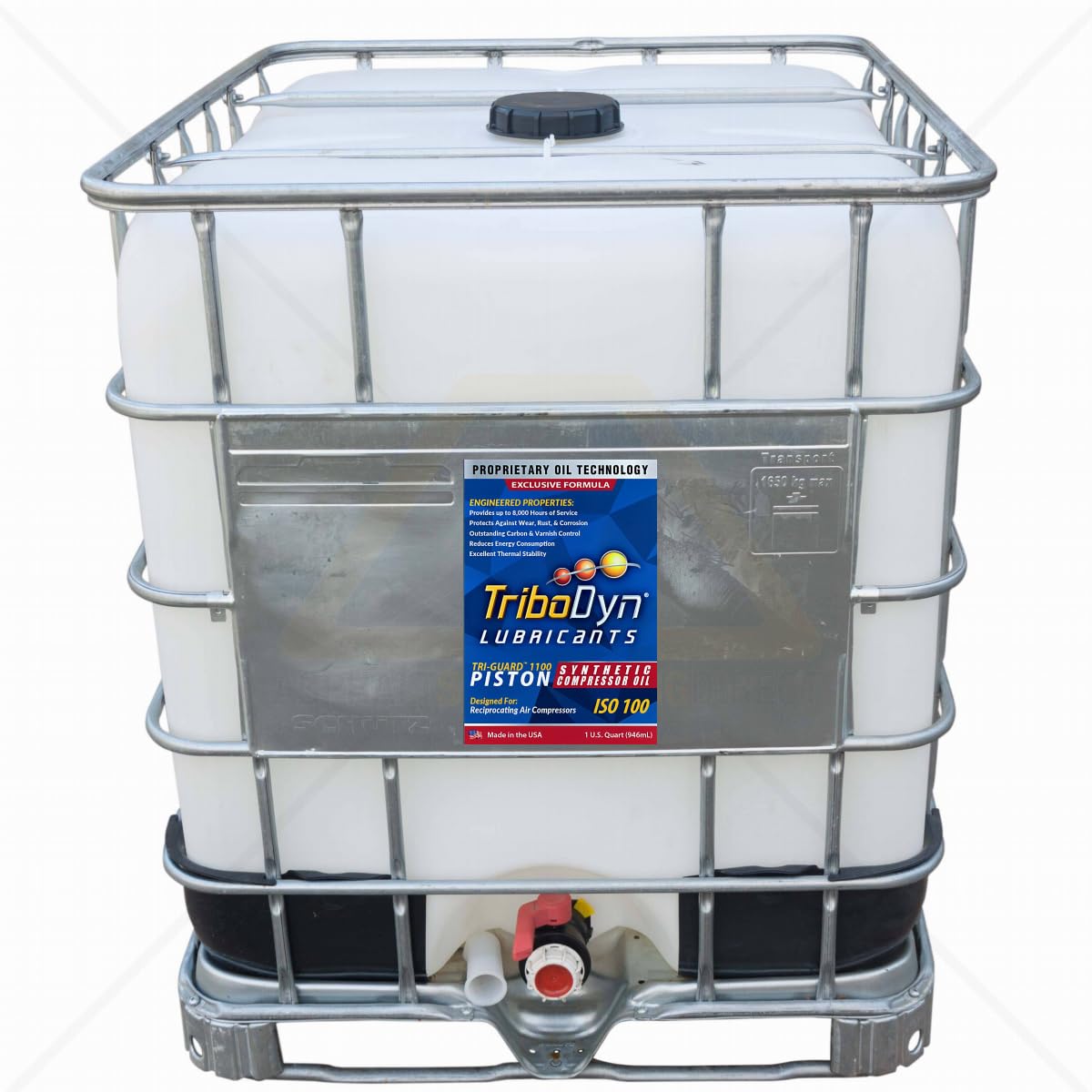 TriboDyn TRI-Guard 3046 Rotary Screw Synthetic Air Compressor Oil (275 Gallon Tote)