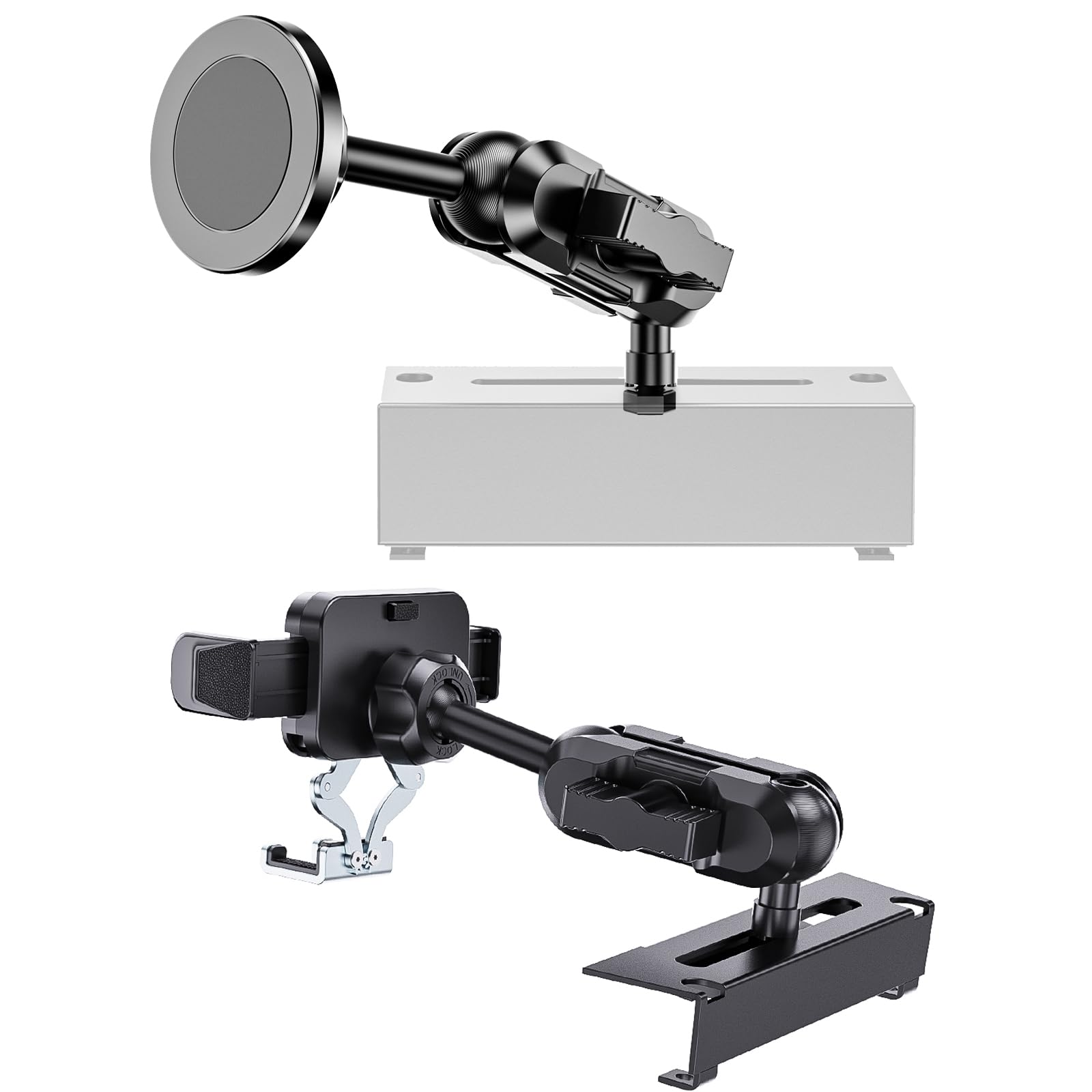 Kaishengyuan Upgraded Magnetic Phone Mount Universal Phone Holder for Ram Truck 2013-2018 Dash Mount Cell Phone Holder Compatible