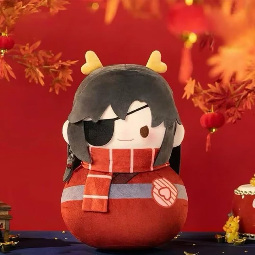 Hua Cheng Plüschfigur Xie Lian, gefüllte Kissen, Anime, PP-Baumwolle, 40 cm, weiches Sofakissen, Zuhause, Schlafzimmer, Bettdekoration, Geschenke für Fans, 2 Stück