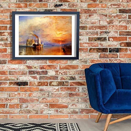 The Fighting Temeraire Orange grand format affiche mat sans reflets - 3
