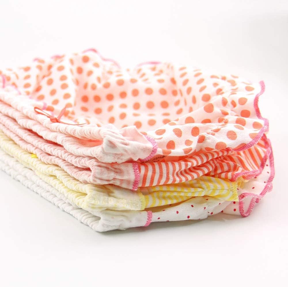 4 Pack Toddler Soft Assorted Underwear,Briefs-Adorable Panties for Baby Girls