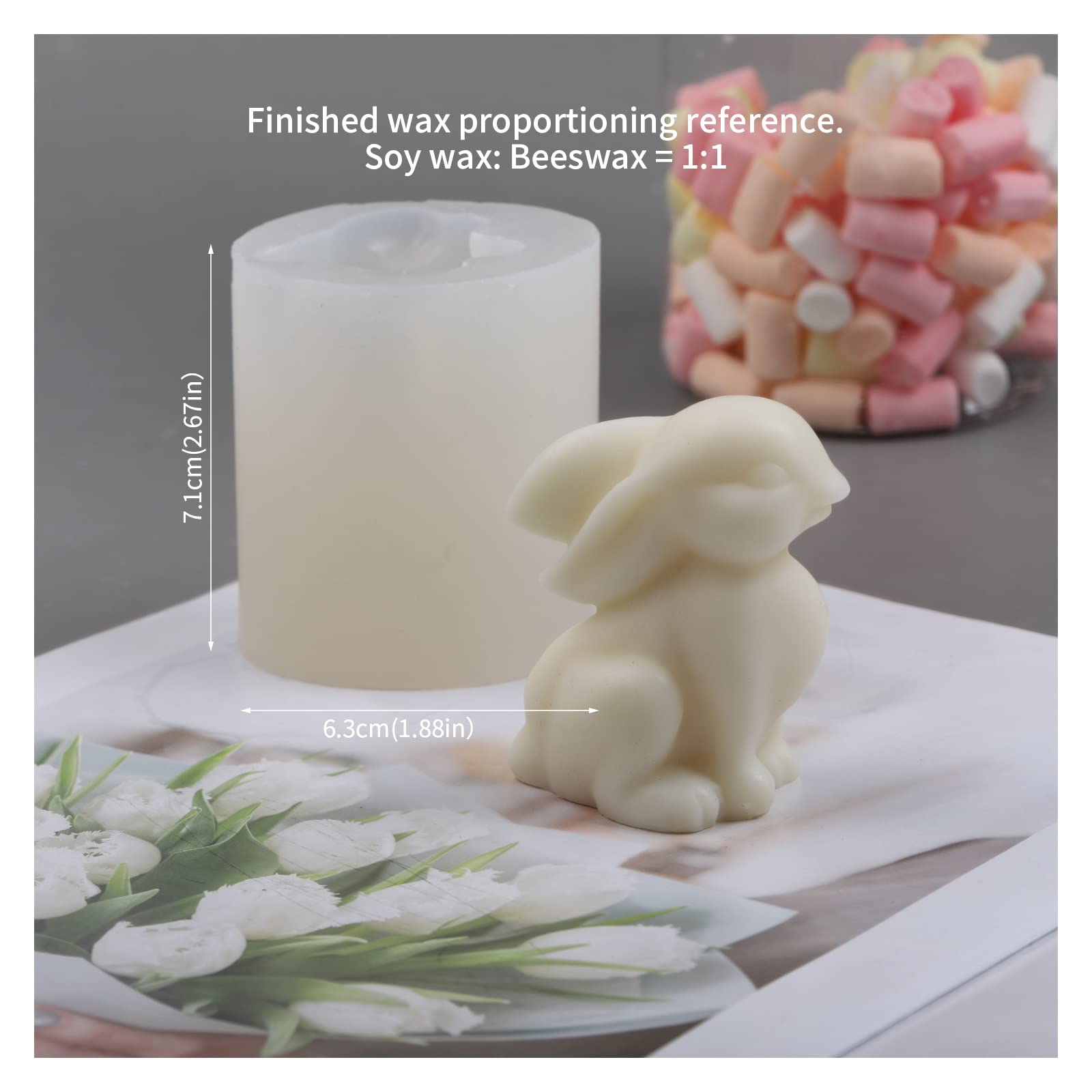 Silikonformen Für Kerzen & Seifen - 3D Blumenformen Zum Selbermachen