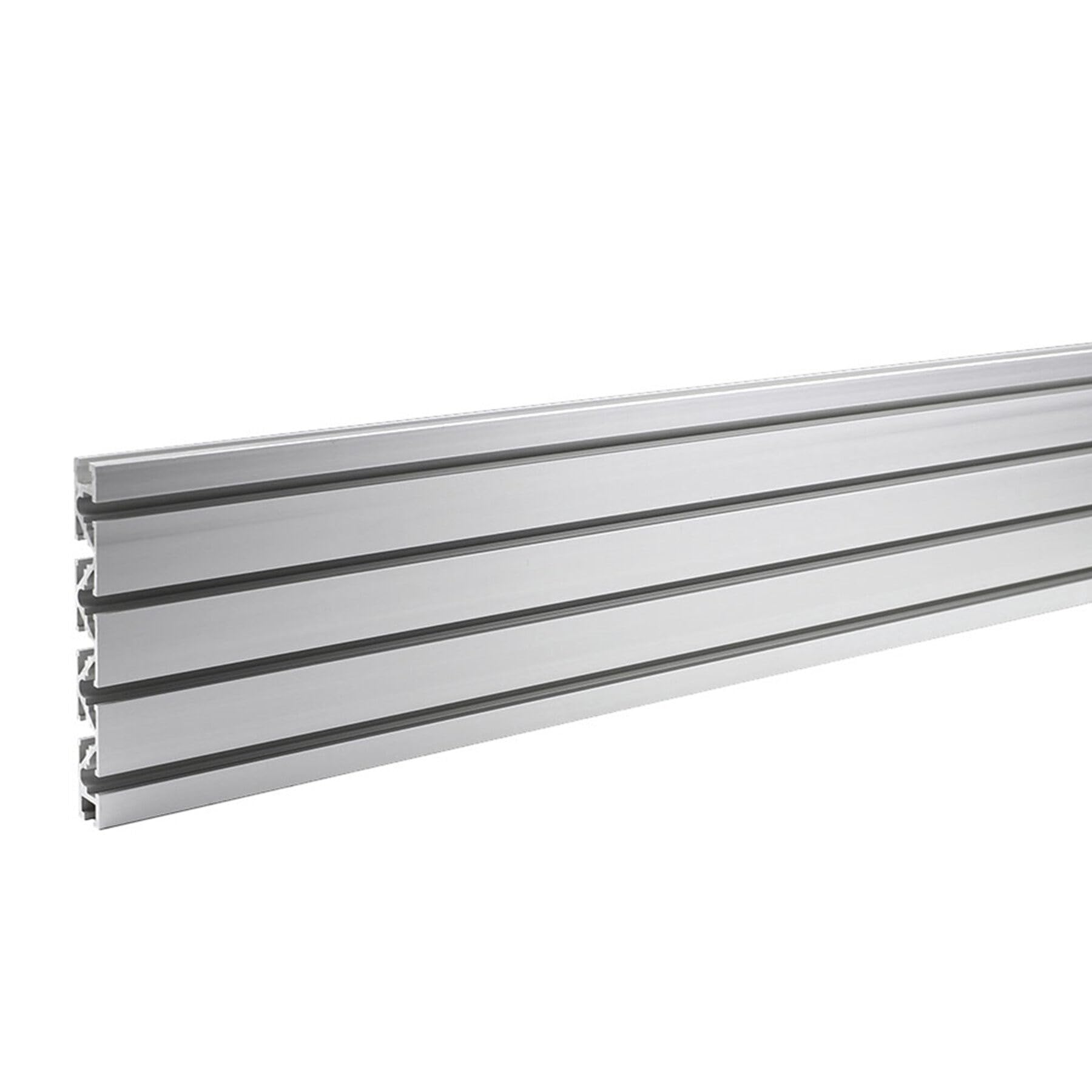 Perfil de aluminio 120 x 15 L, 1 pieza 1000 mm 15120 plata anodizado perfil de aluminio 120 x 15 mm perfil de montaje perfil de construcción longitud estándar 1000 mm