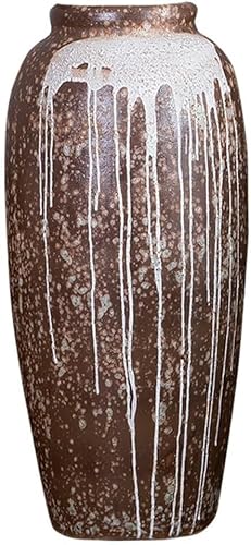 Vase Desktop Ceramic Floor Pot Flower(W29 X H65cm)