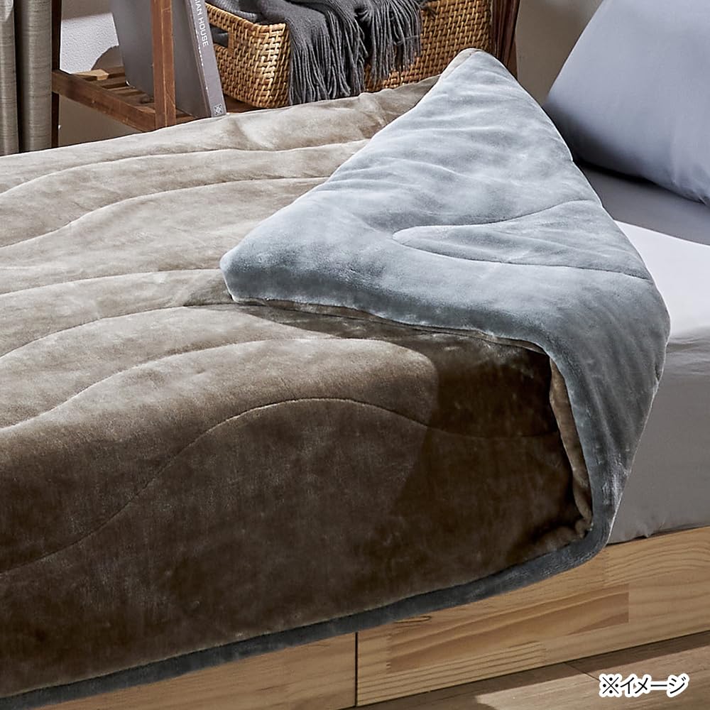 Amazon｜カインズ(CAINZ) 掛ふとんカバー 約150× 210cm モカ