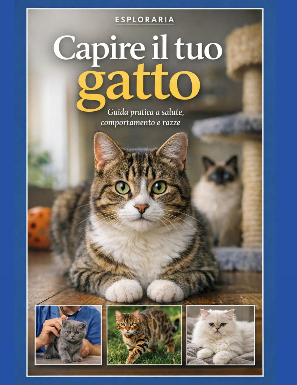 Capire il tuo gatto: Guida pratica a salute, comportamento e razze