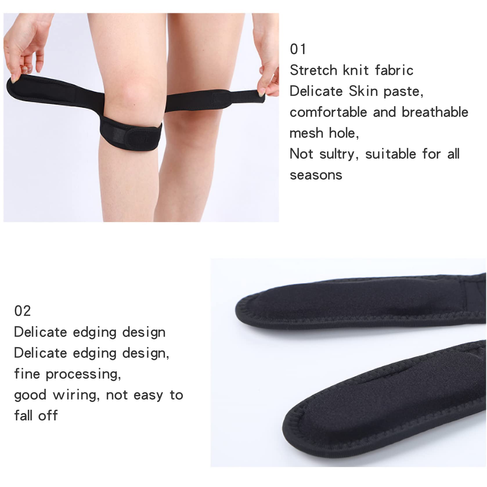 Sport Support Genouillère De Soutien Du Genou Pour Homme/femme - Idéale Pour La Course, La Randonnée, Le Jogging, Le Basket-ball, Le Football (taille M/L