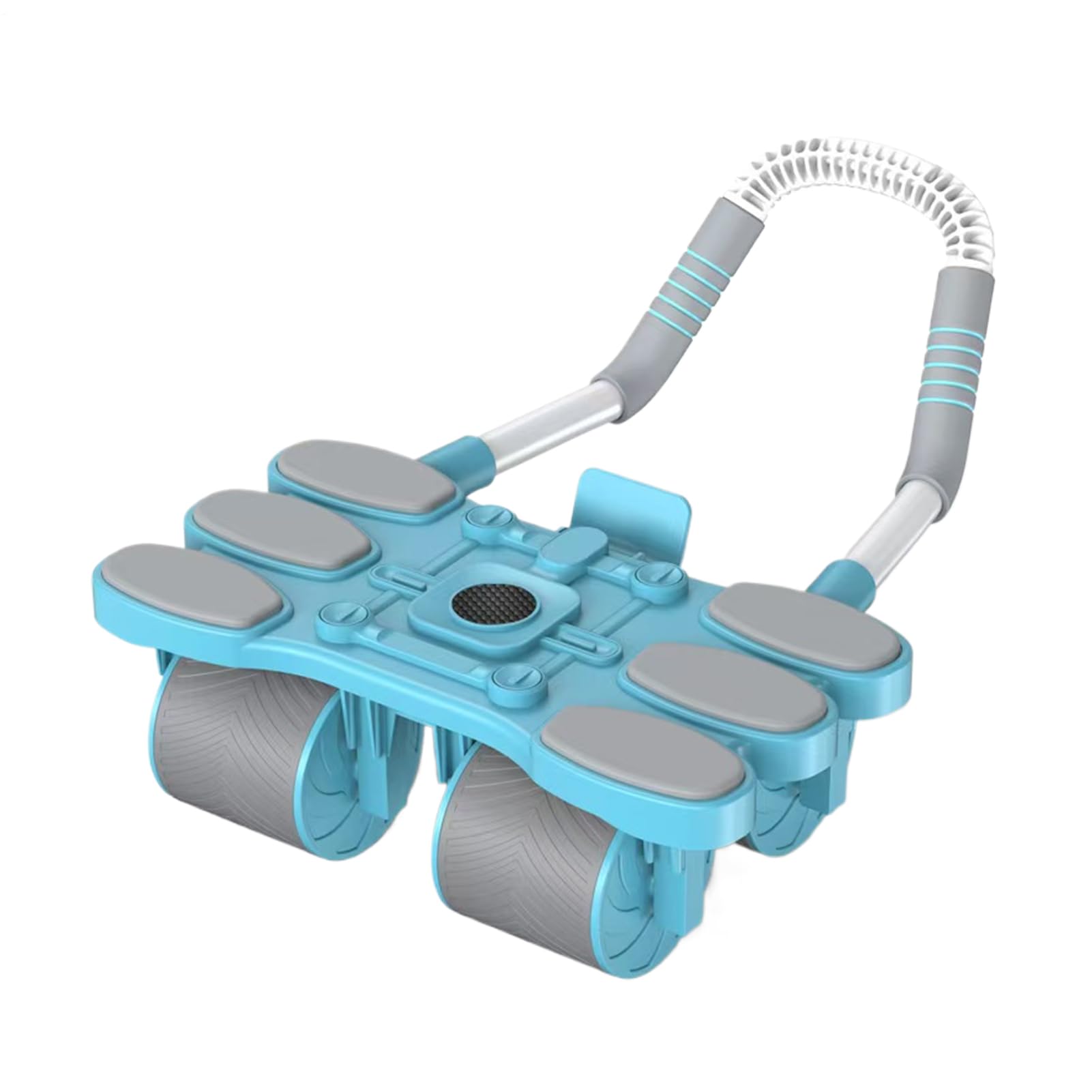Ab Roller Wheel - 12,6-calowy trener Auto Rebound Core dla sportowców, antypoślizgowy uchwyt siłowy ze stabilnym podparciem, narzędzie do treningu fitness dla nastolatków dorosłych kobiet mężczyzn