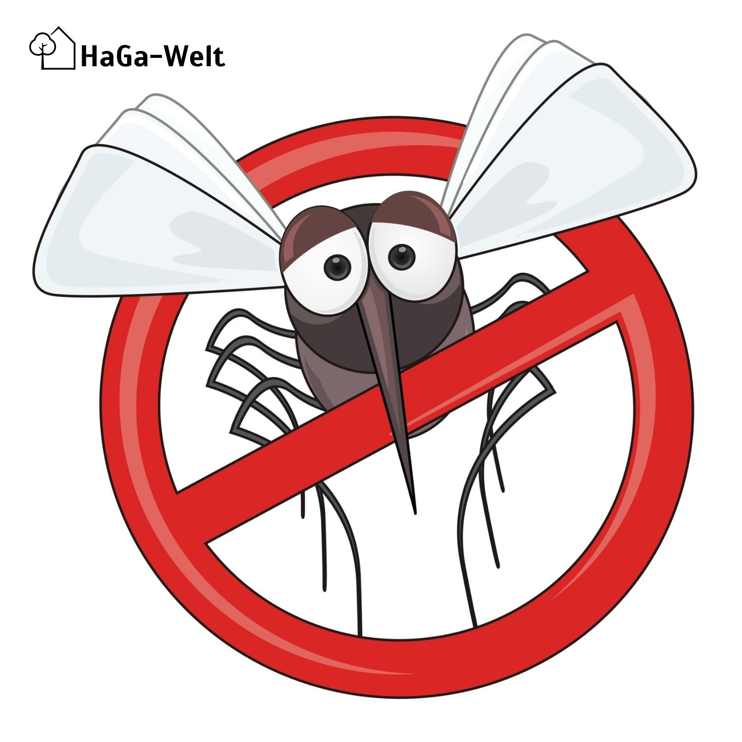 HaGa Fliegengitter 150cm Breite x 10m Länge – Insektenschutz Fenster – Reißfest, UV-beständig, Zuschneidbar 100% PES – Moskitonetz & Mückenschutz – Fliegennetz