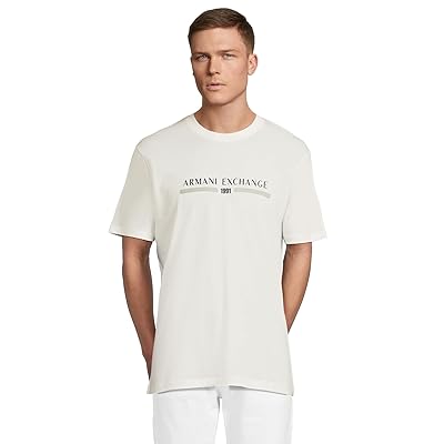 Armani Exchange 1991 Chest Logo T shirt Men