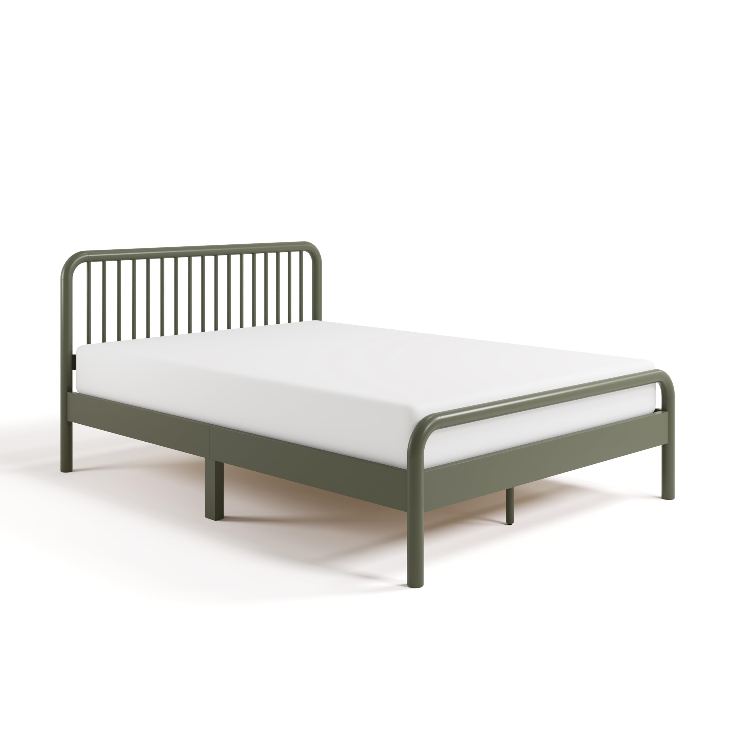 Storkcraft Next Porto Full Bed (Olive) – GREENGUARD Gold Certified, Sleek and Elegant Design, Easy to Assemble, Easy-to-Match Style