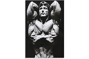 Frank Zane Fitness Poster: Inspiring Bodybuilding Canvas Art