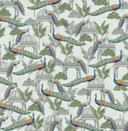 Image of Be StoriesThe Dancing Peacock Colorful Design Wrapping /Laminated Art Paper sheet 100 GSM for Gift Packing for all occasions like Birthday, Diwali, Chirtsmas, 28 inches x 20 inches of 10-Sheets