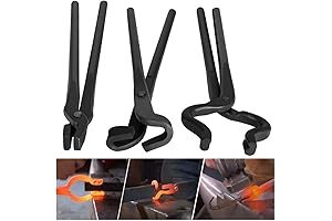 Assembled Knife Making Tongs Set