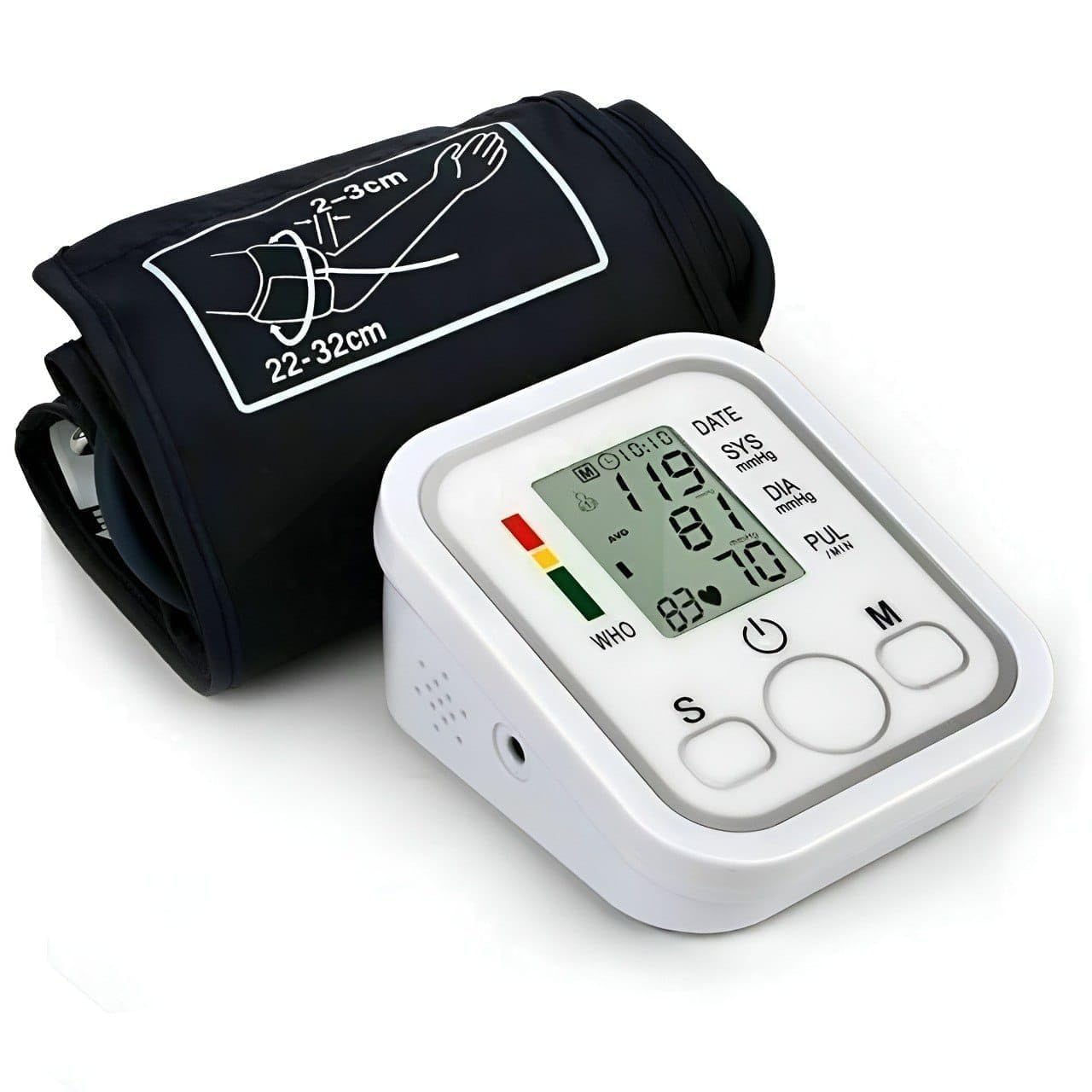Automatic Digital Blood Pressure Monitor for Upper Arm, Large LCD Display, Voice Talking Function, Adjustable Cuff 22-32cm, Home Use-image-29
