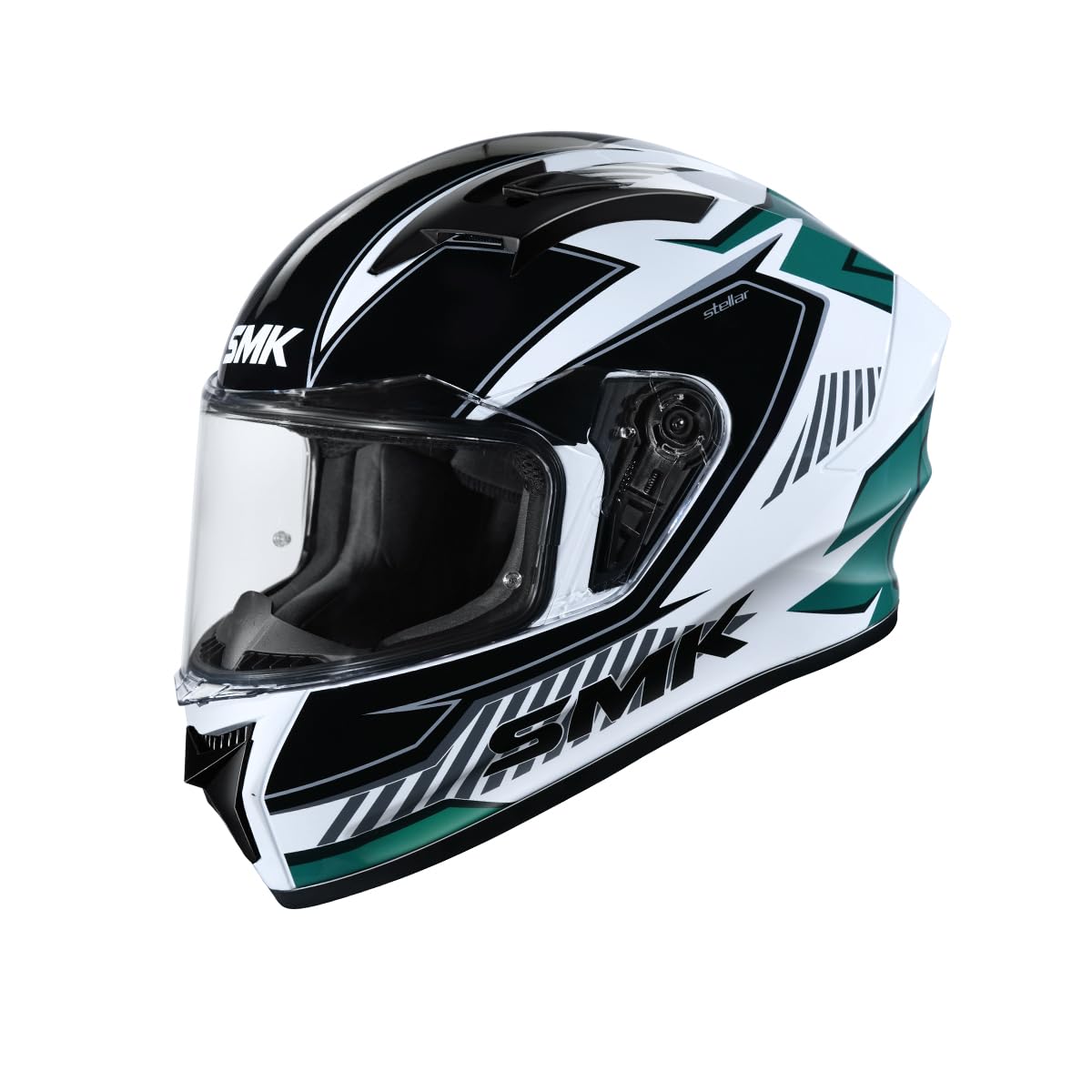 SMK-Link Smk Stellar Sports Adox Helmet ISI, DOT & Ece-06 Certified Full Face Helmet