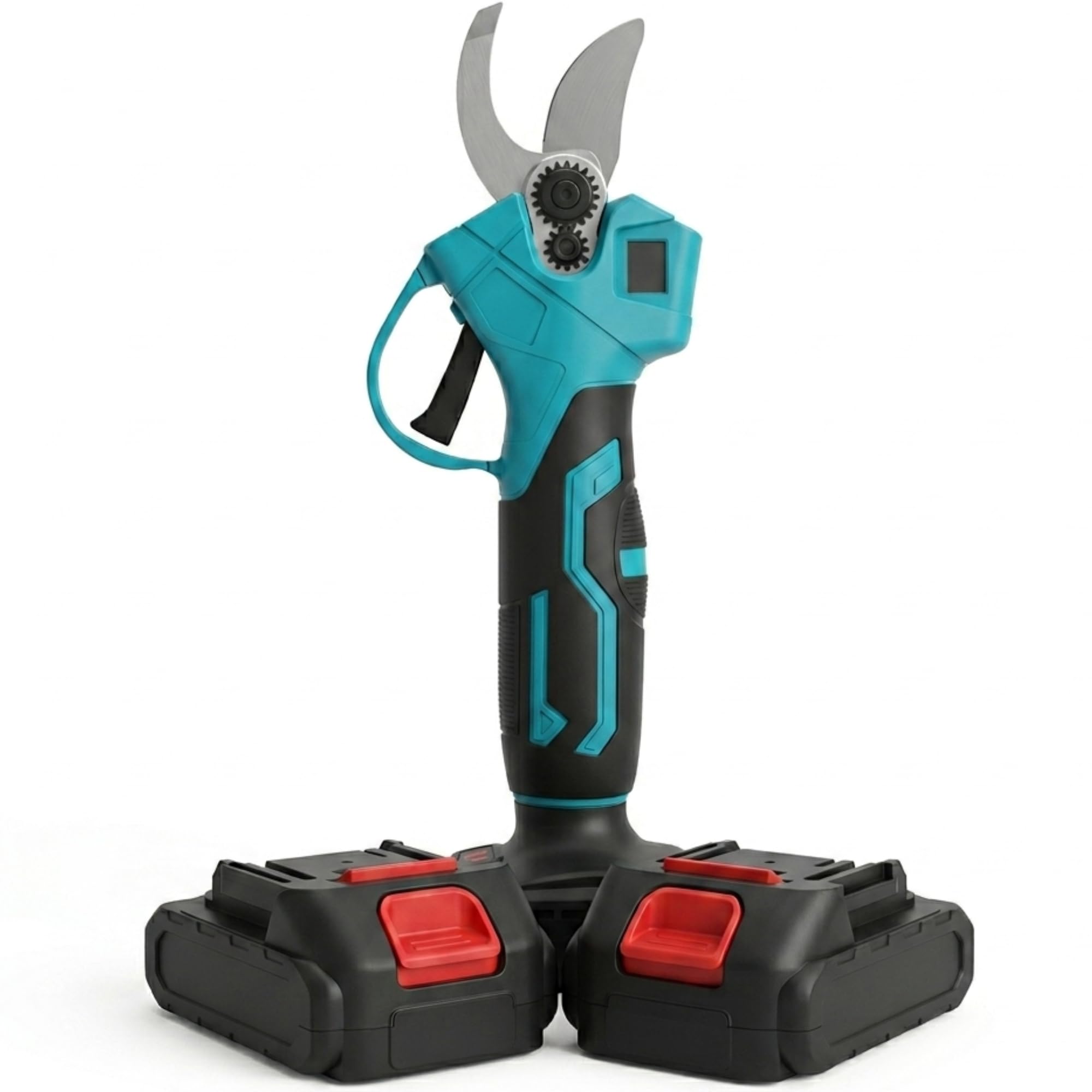 Tijeras de Podar Eléctricas 21V Inalámbricas Brushless Batería Recargable | Corta ramas gruesas sin esfuerzo: 21V Motor Brushless + 2 Baterías recargables incluidas