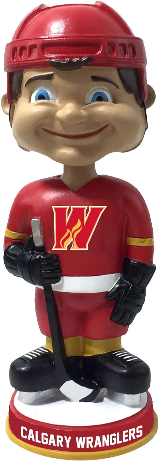 Calgary Wranglers Vintage Numbered to 500 Bobblehead AHL Hockey