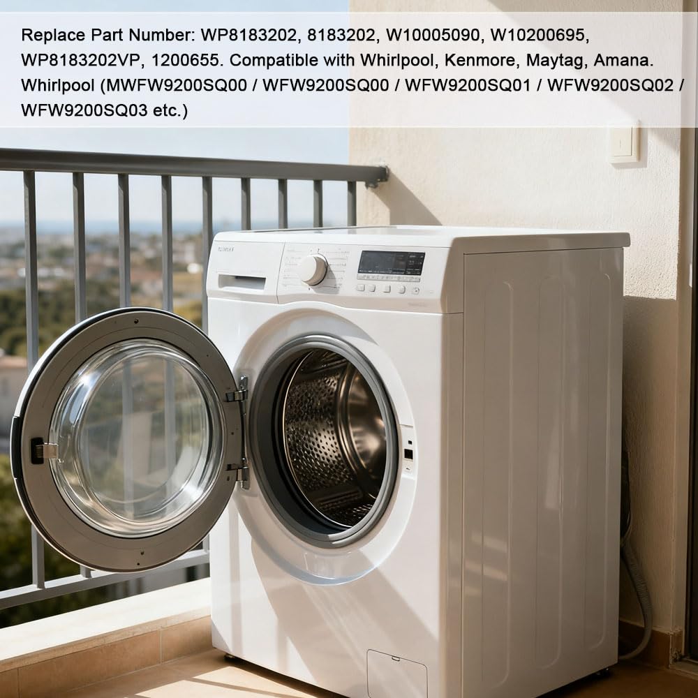 Ersatz-Scharnier WP8183202 für Waschautomaten, sicherer Verschluss