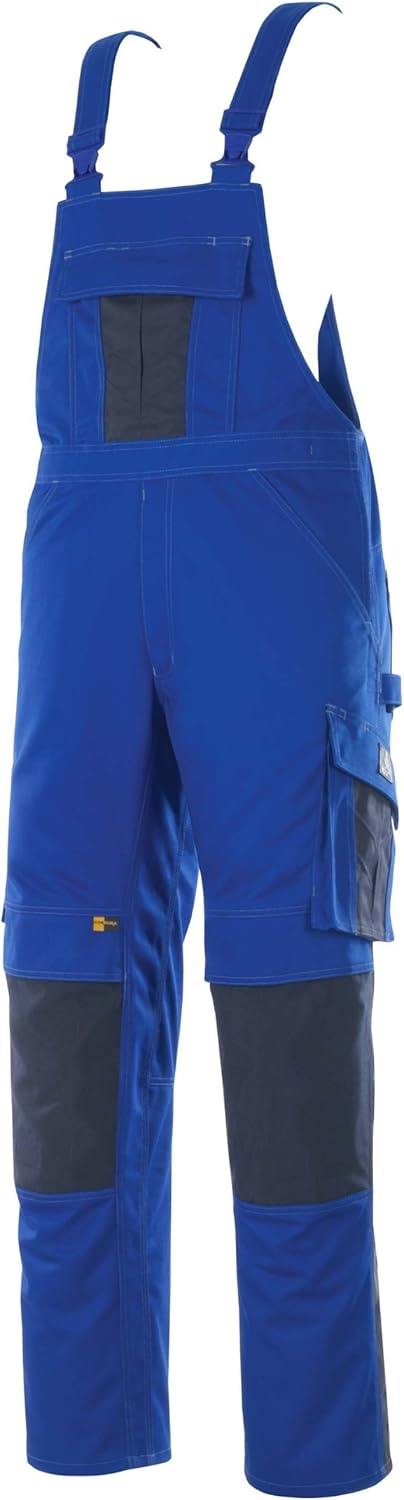 Mascot 12069203-11010-82C58 Size L82cm/C58 "Leipzig" Bib and Brace - Blue/Black