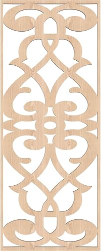 Miniatura 2 de 13 38 pulgadas de ancho x 34 38 pulgadas de alto x 38 pulgadas de alto x 38 pulgadas de alto, paneles de pared de madera de calado decorativo