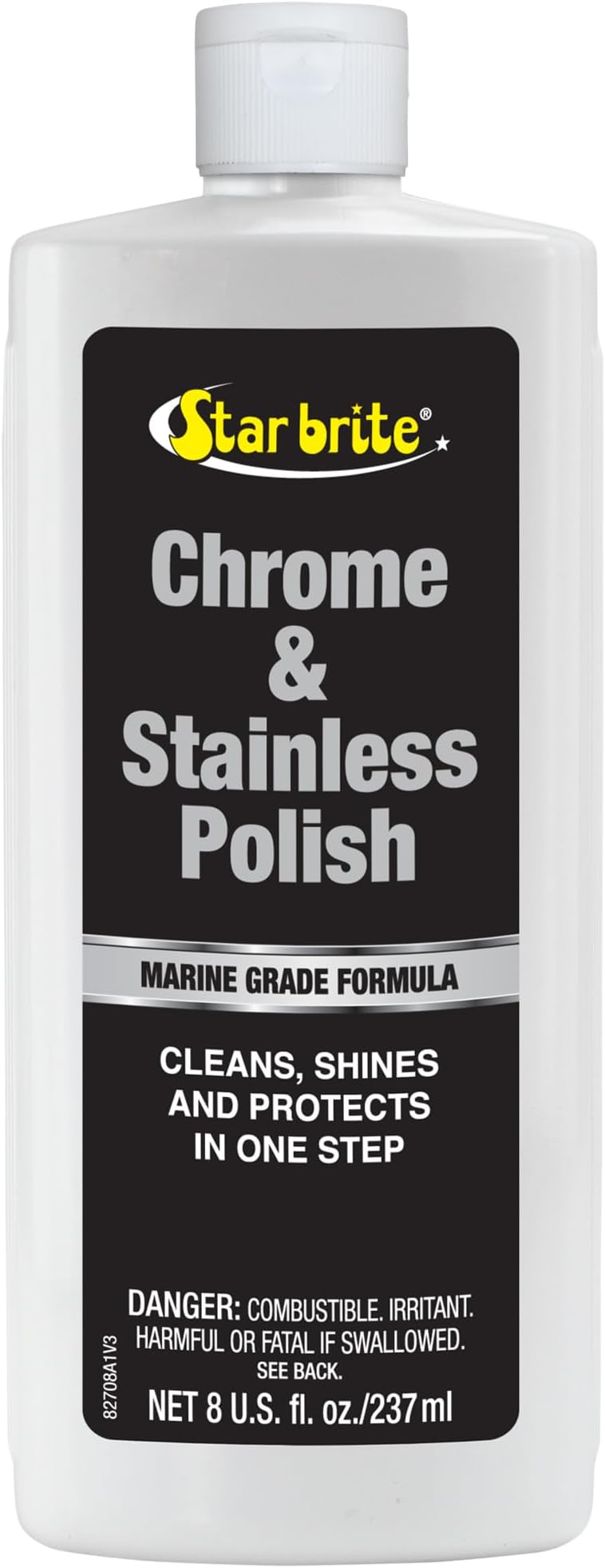 STAR BRITE Chrome & Stainless Polish - Marine Grade Formula Protects Against Pitting, Salt Deposits, Staining & Rust on Chrome, Stainless Steel, Copper, Tin & Brass (082708)