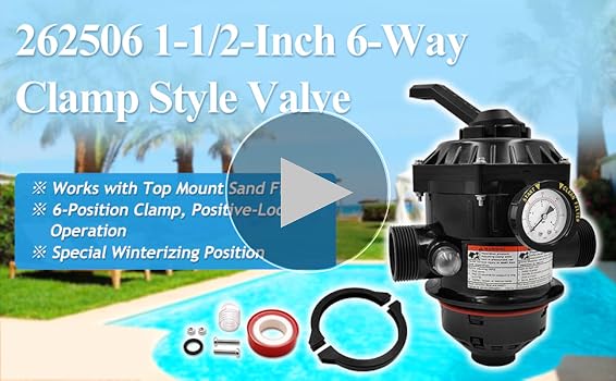 Amazon.com: RDIYIN 262506 1-1/2-Inch 6-Way Clamp Style Valve