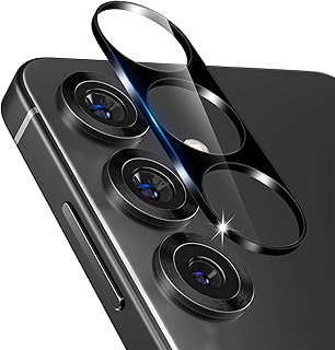 Camera Lens Protector for Samsung Galaxy A16, 9H Tempered Glass Aluminum Alloy Ultra-Thin Screen Protector Film Fit Cover (Black)