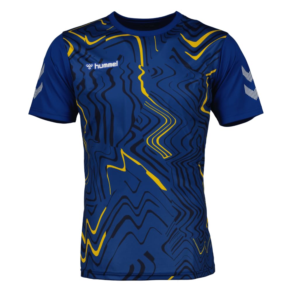 hummel Hydro Kids Jersey, True Blue/Marine/Sports Yellow